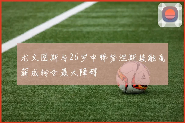 尤文图斯与26岁中锋努涅斯接触高薪成转会最大障碍